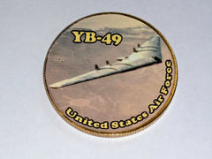 Air Force YB-49 Stealth Fighter Colorized #C172B Military Honor Challenge Coin Award