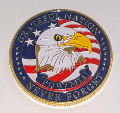 GRATEFUL NATION FREEDOM MILITARY FAMILY #SK8930 COLORIZED ART ROUND