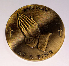 ONE DAY AT A TIME RELIGIOUS #SK8945 ART ROUND
