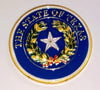 TEXAS STATE SEAL #1307 COLORIZED ART ROUND