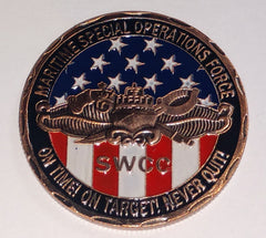 SWCC MARITIME SPECIAL OPERATIONS FORCE #5019 COLORIZED ART ROUND
