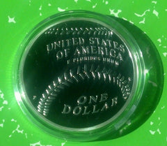 MLB MAJOR LEAGUE BASEBALL SILVER PLATED ART ROUND