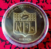 NFL SAN FRANCISCO 49ER'S #N136 COLORIZED GOLD PLATED ART ROUND - 2