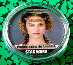 STAR WARS PADME MABERRIE AMIDALA #S18 COLORIZED ART ROUND