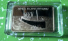 TITANIC SHIP COLORIZED GOLD PLATED ART BAR - 3