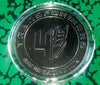 TRANSFORMERS AUTOBOTS COLORIZED PEWTER SILVER PLATED BRASS ART COIN - 2